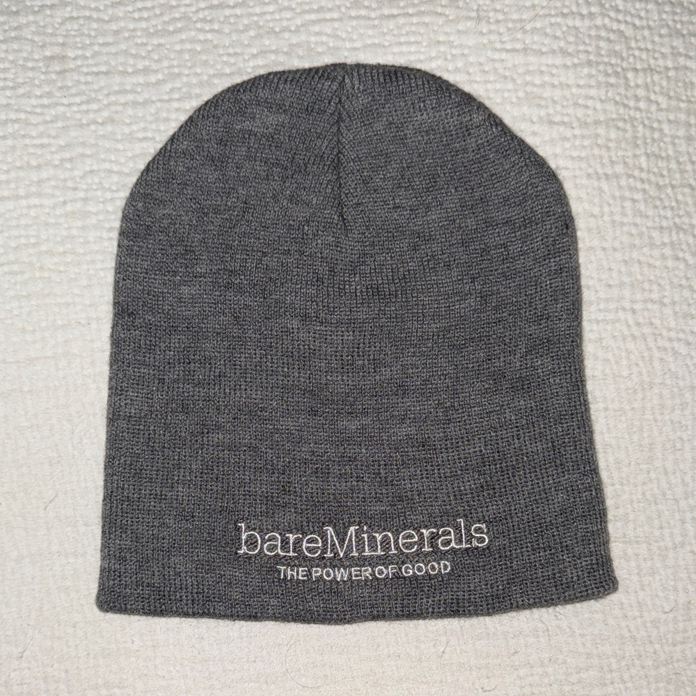 NWT bareMinerals Charcoal Knit Beanie